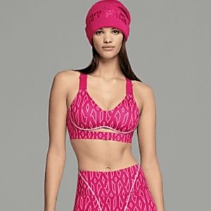 MEDIUM-SUPPORT MONOGRAM CUTOUT BRA